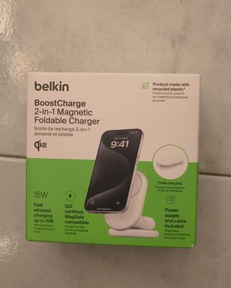 Caricatore magnetico Belkin BoostCharge 2-in-1 