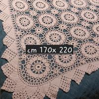 coperta uncinetto letto singolo fatto a mano 