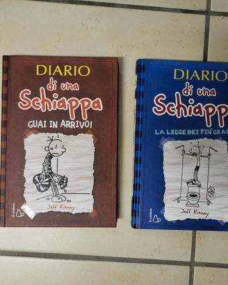 2 libri "diario di una schiappa"