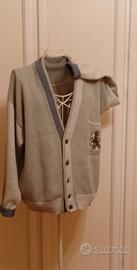 Cardigan vintage unico ,80%lana Taglia 48