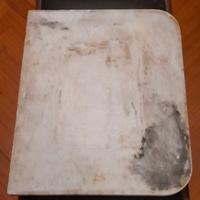 BLOCCO LASTRA MARMO TAVOLINO TAGLIERE 40x33 6 KG