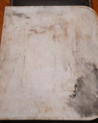BLOCCO LASTRA MARMO TAVOLINO TAGLIERE 40x33 6 KG