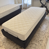 Letto singolo contenitore e materasso