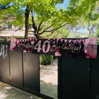 Striscione decorativo compleanno