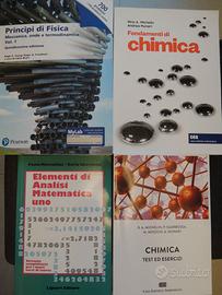 Libri 1° anno Ingegneria –Analisi, Fisica, Chimica