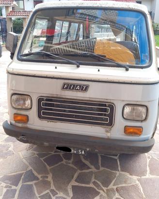 Fiat 900E panorama, targa nera originale 