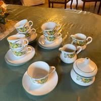 Set 7 tazze te in pregiata porcellana tedesca
