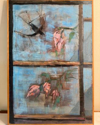 Quadro Giangiacomo Gabin- La rondine e la magnolia