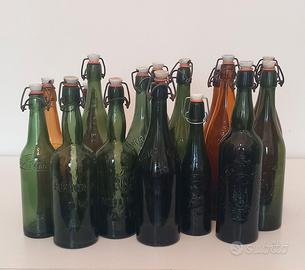 BOTTIGLIE DA BIRRA IN VETRO VINTAGE