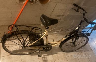 Bicicletta donna "Siviglia" bianca e nera