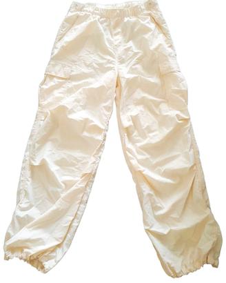 Pantalone bianco ragazze, parachute