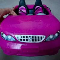 Macchina Barbie cabrio rosa glitterata