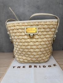 Borsa The Bridge pelle e vimini.