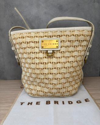 Borsa The Bridge pelle e vimini.