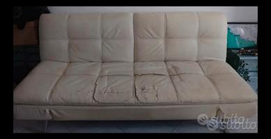 divano letto 3 posti imbottitura seduta da rifare 