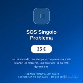 Assistenza PC a domicilio - prezzi fissi - Bergamo
