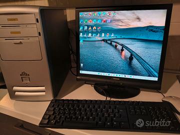 COMPUTER FISSO DESKTOP VELOCE SSD COMPLETO MONITOR