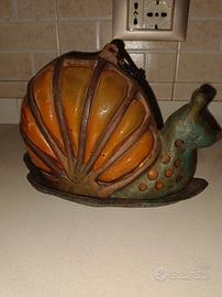 Scultura Lumaca in Ferro 