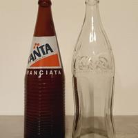 Bottiglie vintage Coca Cola e Fanta