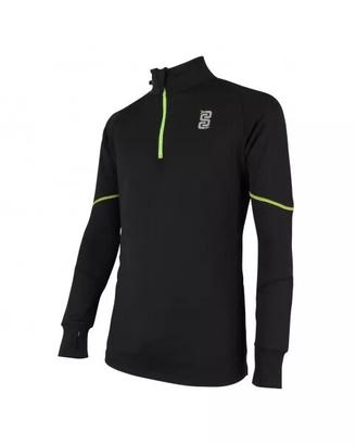 MAGLIA TERMICA MOTO SCOOTER OJ F048 NERO INSERTI F