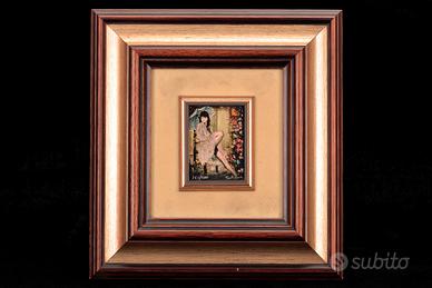 Quadro in argento by WENK "Ombrellino Blu"