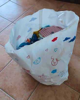 busta di vestiti maschietto da 1 a 3 anni