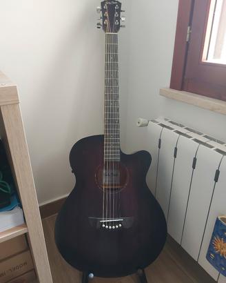 Chitarra acustica Harley Benton D-120CE BK
