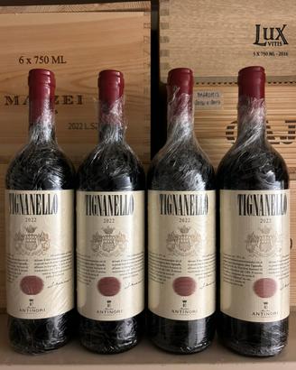 4 bottiglie Antinori Tignanello annata 2022