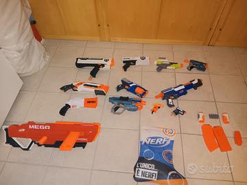 Collezione nerf, accessori e dardi