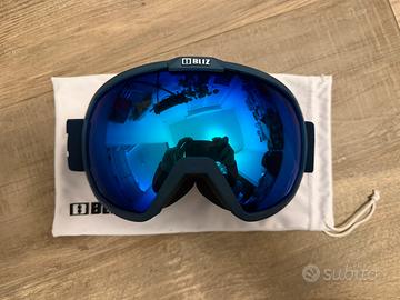 Maschera da sci Bliz adulto - lente sferica blu