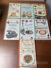 7 libri di cucina  edizioni del baldo nuovi
