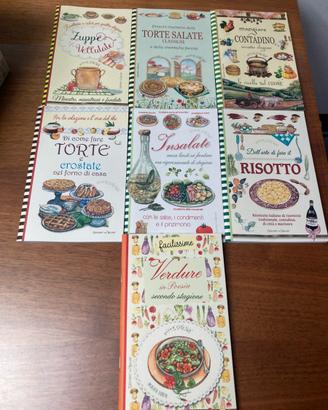 7 libri di cucina  edizioni del baldo nuovi