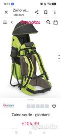 zaino trekking porta bimbo