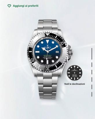 Rolex Deepsea blu
