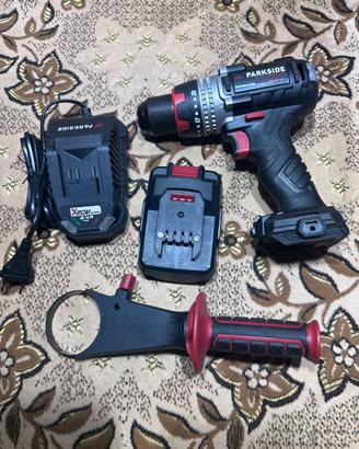 Trapano avvitatore Parkside Performance a batteria