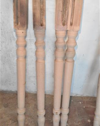 Gambe tavolini tornite