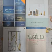 libri di Italo Calvino e Pirandello