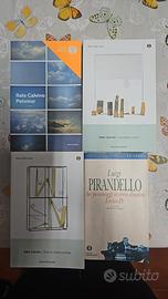 libri di Italo Calvino e Pirandello