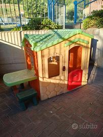Casetta Little Tikes+ scivolo chicco