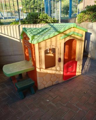 Casetta Little Tikes+ scivolo chicco