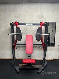 Chest press convergente