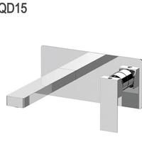 Set mix lavabo a muro + mix bidet cromo