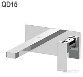 Set mix lavabo a muro + mix bidet cromo