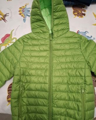 piumino 100 gr  verde bambino
