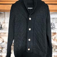 Maglione Cardigan invernale M nero Joe Marvin