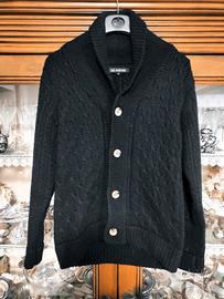 Maglione Cardigan invernale M nero Joe Marvin