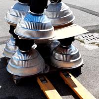 LAMPADE A CAMPANA INDUSTRIALI VINTAGE