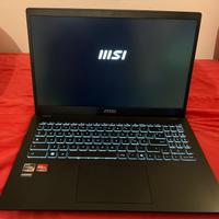 MSI Modern 15 B7M-466IT Ryzen 7 Praticamente nuovo