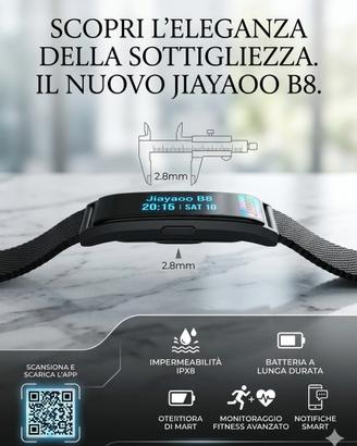 Smartwatch Sportivo Smart Band - NUOVO con confez.
