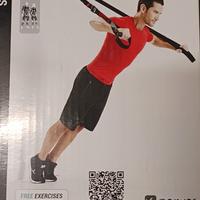 trx set per allenamento in sospensione Domyos Stra